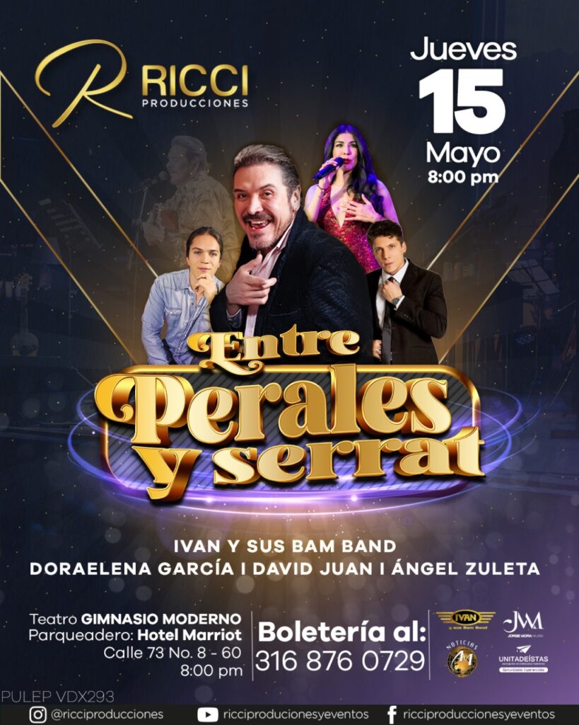 Concierto Iván Íntimo Bogotá 2025 homenaje a Perales y Serrat